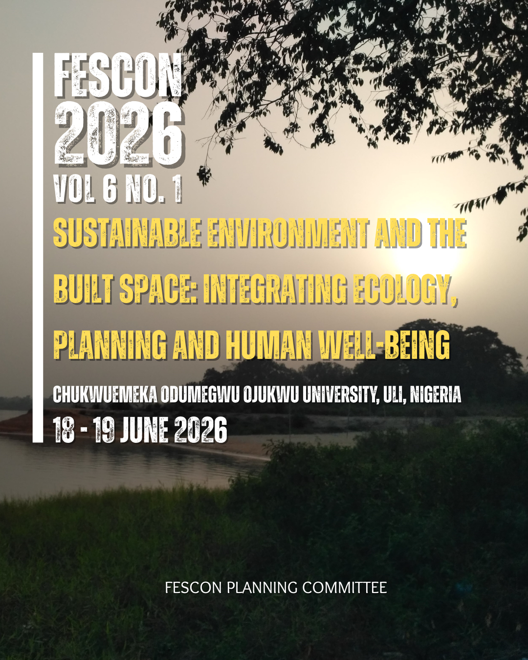                     View Vol. 6 No. 1 (2026): Sustainable Environment and the built Space: Integrating Ecology, Planning and Human Well-being
                